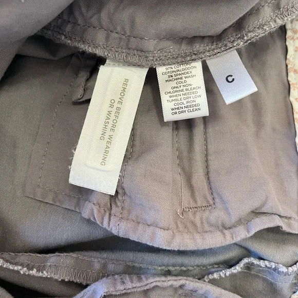 ANN TAYLOR LOFT Gray Riviera Chino Shorts Size Size‎ 4 | EUC - Picture 6 of 9